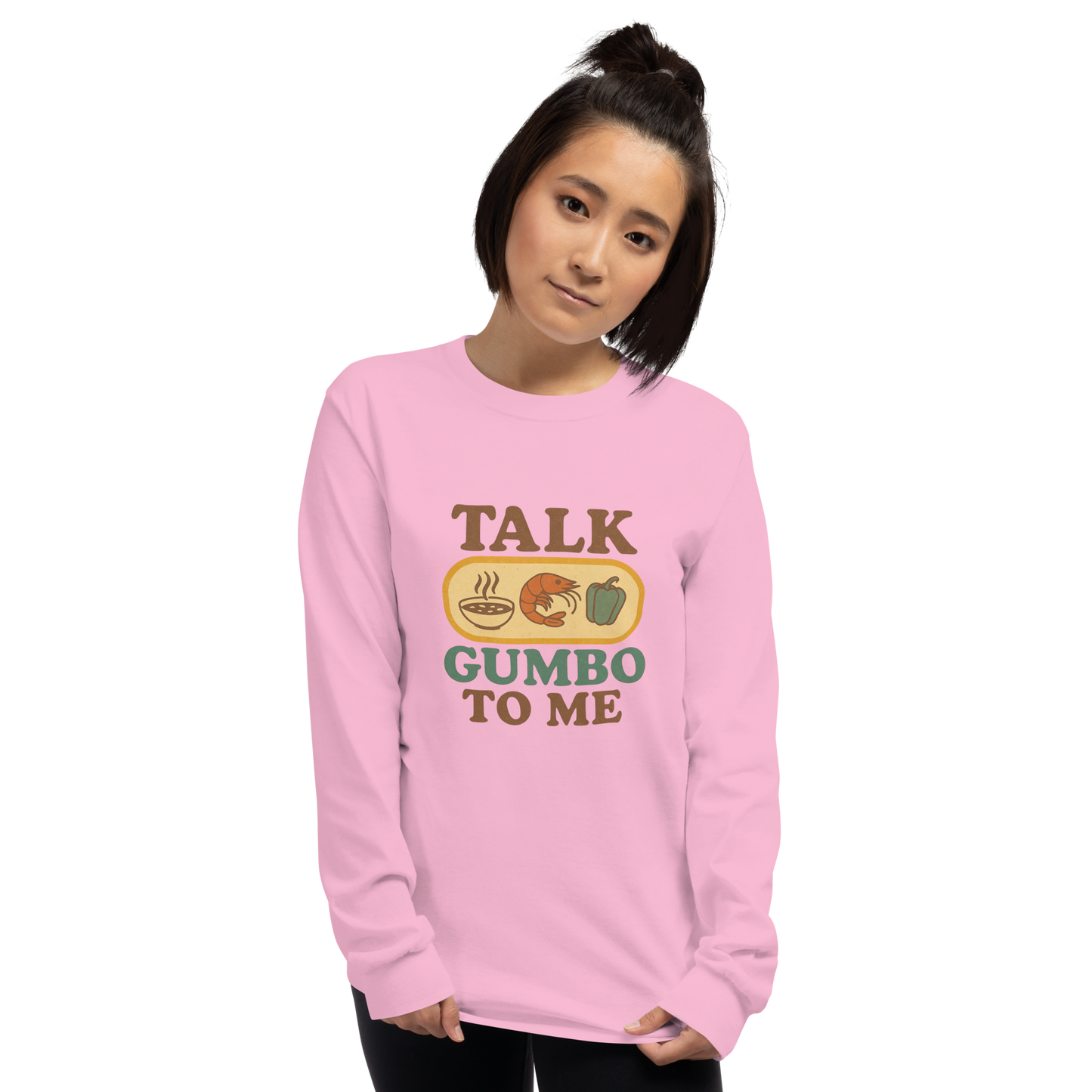Talk Gumbo To Me Long Sleeve - Adult